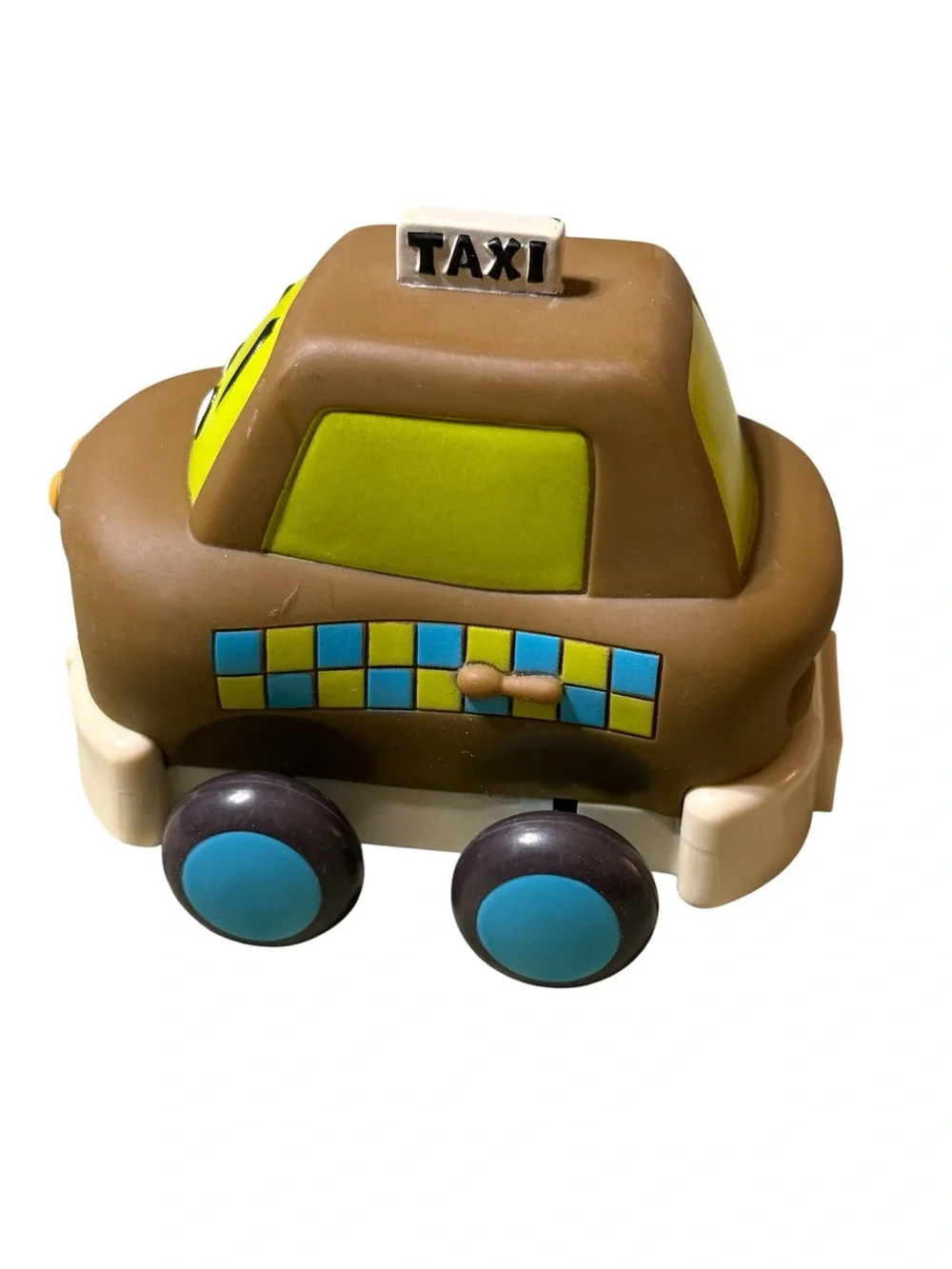 B. Toys Battat Wheeee-ls! Pull Back Cars Soft Chunky Toddler Toy Set of 4
